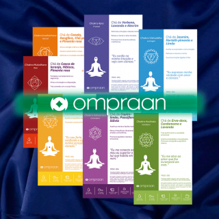 Kit 7 Chás Vibracionais para Chakras