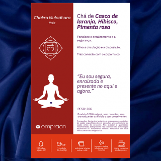 Chá Vibracional Om Praan Chacra Muladhara