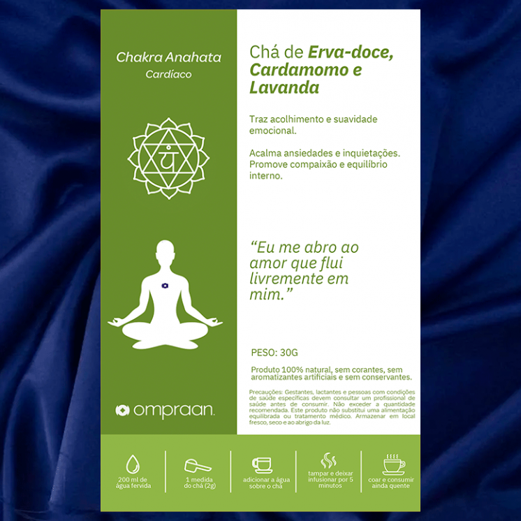 Chá Vibracional Om Praan Chacra Anahata