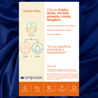 Chá Vibracional Om Praan Dosha Pitta