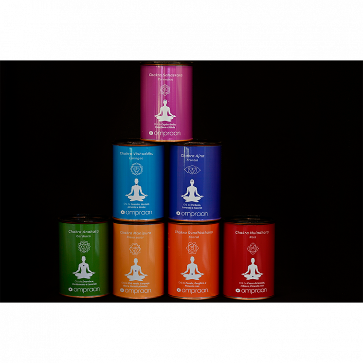Kit 7 Chás Vibracionais para Chakras